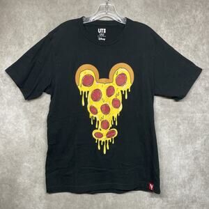 Uniqlo x Disney Collection "Mickey Project 100" Pepperoni Pizza Mickey T-shirt L